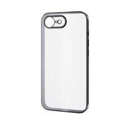 ELECOM PM-A25SUCTMKBK iPhone 16e/ソフトケース/極限保護/メタリック加工/メタリックブラック