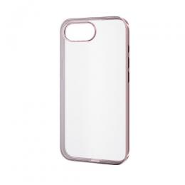 ELECOM PM-A25SUCTMPN iPhone 16e/ソフトケース/サイドメッキ/ピンクゴールド