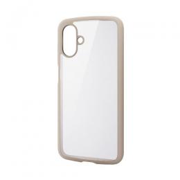 ELECOM PM-G253TSLFCBE Galaxy A25 5G(SC-53F)/ハイブリッドケース/TOUGH SLIM LITE/フレームカラー/背面クリア/カフェオレ