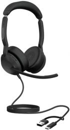 Jabra 25089-999-799 Jabra USBヘッドセット USB-C/A 両耳 MS認定「Jabra Evolve2 50 MS Stereo USB C/A」