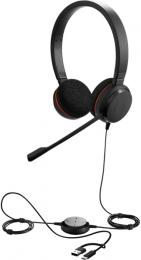 Jabra 4999-823-169 Jabra USBヘッドセット USB-C/A 両耳 MS認定「Jabra Evolve 20 MS Stereo USB C/A」