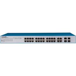 APRESIA APLGS128GTPOE2 ApresiaLightGS128GT-PoE2 【5年間先出しセンドバック付】PoE+対応レイヤー2 WebスマートスイッチングHUB (24port)