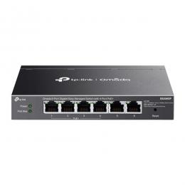 TP-LINK ES206GP(un) Omada ギガビットポート×6 イージーマネージスイッチ（PoE+ポート×4搭載）