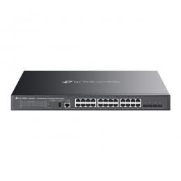 TP-LINK SG5428XMPP(un) Omada 24ポートギガビットスタッカブルライトL3マネージPoE++スイッチ（10Gスロット×4搭載）