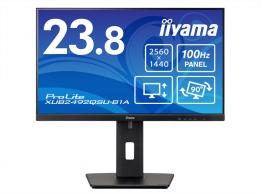 iiyama XUB2492QSU-B1A 液晶ディスプレイ 23.8型/WQHD 2560×1440/HDMI × 1、DisplayPort × 1/スピーカー：あり/IPS方式パネル（ノングレア）/昇降/縦回転/角度調整