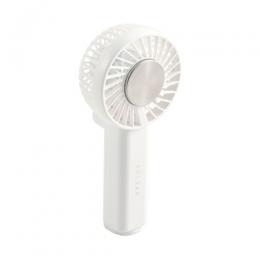 ELECOM FAN-U252WH USB扇風機/ハンズフリー/冷却プレート付/カラビナ付/ストラップ付/Type-C充電/ホワイト