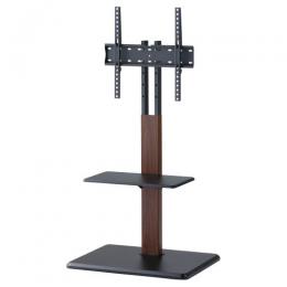 【法人様宛限定】ハヤミ工産 KF-360M テレビスタンド/自立/ダークブラウン木目調 KFシリーズ ～65V型対応