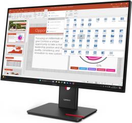 レノボ 64A5MAR6JP ThinkVision T27-40 (27型/1920×1080/HDMI、DP、VGA/エクリプスブラック/スピーカー：あり)