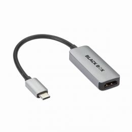 ブラックボックス VA-USBC31-HD4KC USB-C オス to HDMI メス 4K60 100W PD 変換 アダプタ