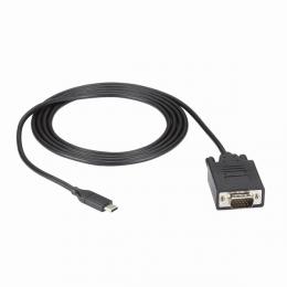 ブラックボックス VA-USBC31-VGA-006 USB-C to VGA 変換ケーブル 1.8m