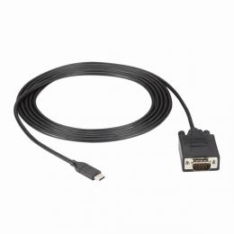 ブラックボックス VA-USBC31-VGA-009 USB-C to VGA 変換ケーブル 2.7m