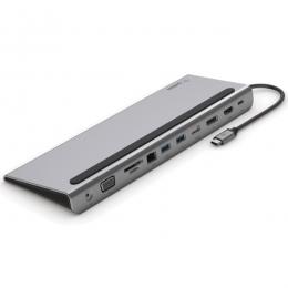 【法人様宛限定】Belkin INC004btSGY CONNECT USB-C 11-in-1 マルチポートドッキングステーション
