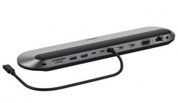 【法人様宛限定】Belkin INC014btSGY Connect ユニバーサルUSB-C 11-in-1 プロドック