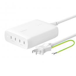 【法人様宛限定】Belkin WCH015qcWH BoostCharge Pro 200W 4ポート GaN 急速充電器
