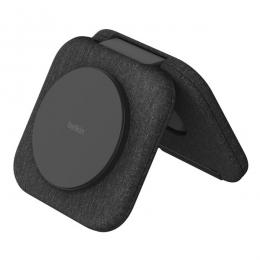 【法人様宛限定】Belkin WIZ026dqBK Qi2 2-in-1 折りたたみ式トラベル充電パッド