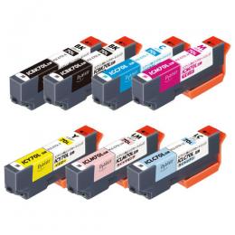 ELECOM PLE-E70L6P+1BK プレジール汎用インク/EPSON/70シリーズ6色パック+ブラック1個セット