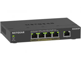 NETGEAR GS305P-300JPS/AS 【スイッチ＋オンコールセット商材】PoE+対応（63W） ギガビット5ポート アンマネージドエッセンシャルスイッチ