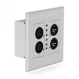 ADTECHNO DA22XLR-WP-US ウォールプレート型 XLR Dante コンバータ