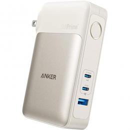 【法人様宛限定】ANKER  A1651NB1 Anker 733 Power Bank (GaNPrime PowerCore 65W) (10000mAh 30W出力モバイルバッテリー 65W出力USB充電器) 【Anker GaNPrime採用/PD対応/PSE認証済】 (ゴールド)