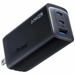 【法人様宛限定】ANKER  A2148N11 Anker 737 Charger (GaNPrime 120W) (USB PD充電器 USB-A & USB-C 3ポート)【独自技術Anker GaNPrime採用/PowerIQ 4.0/PSE技術基準適合/折りたたみ式プラグ】 (ブラック)