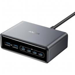 【法人様宛限定】ANKER  A2683N41 Anker Prime Charger (200W 6 Ports GaN) 【PSE技術基準適合/USB PD対応】 シルバー