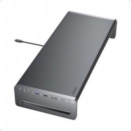 【法人様宛限定】ANKER  A83760Z1 Anker USB-C ハブ (10-in-1 Monitor Stand) ダークグレー