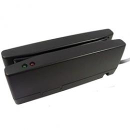 ウェルコムデザイン MJR-350B-USB JIS1/JIS2両面読取対応磁気カードリーダ ブラック USB-HID