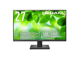 I-O DATA LCD-CQ270SA ワイド液晶ディスプレイ 27型/2560×1440/HDMI、DisplayPort、USB Type-C/ブラック/スピーカー：あり/USB Type-C搭載でノートPCへの給電可能/WQHD対応/100Hz/5年保証