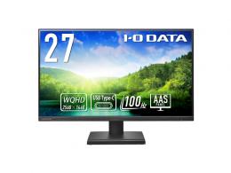I-O DATA LCD-CQ270SAX ワイド液晶ディスプレイ 27型/2560×1440/HDMI、DisplayPort、USB Type-C/ブラック/スピーカー：あり/USB Type-C搭載でノートPCへの給電可能/WQHD対応/100Hz/5年保証