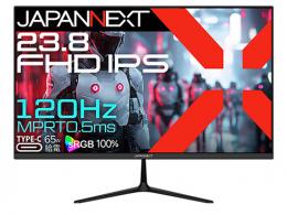【法人様宛限定】JAPANNEXT JN-IPS238G120F-C6 ゲーミング液晶ディスプレイ 23.8型/1920×1080/HDMI×1、DP×1、USB Type-C×1/ブラック/スピーカー有/2年保証