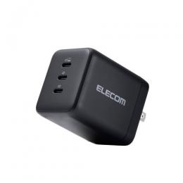 ELECOM ACDC-PD113100BK ノートPC用ACアダプター/USB充電器/USB PD/100W/USB-C×3/スイングプラグ/ブラック