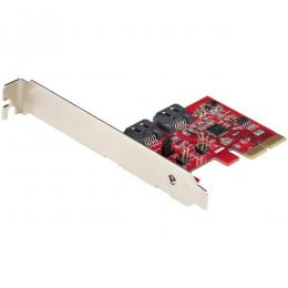 StarTech.com 2P6GR-PCIE-SATA-CARD SATA2ポート増設PCIExpressインターフェースカード/6Gbps/ロープロファイル&フルサイズPCI対応/SATARAIDコントローラ/ASM1062Rチップ搭載ハードウエアRAID