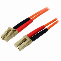 StarTech.com 50FIBLCLC5 光ファイバーケーブル5mLSZH対応パッチコードOM2仕様準拠マルチモードコア径50ミクロン/芯径125ミクロン2芯LC-LCコネクタ