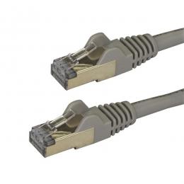 StarTech.com 6ASPAT150CMGR カテゴリー6aLANケーブル1.5mグレーツメ折れ防止RJ45コネクタ10ギガビット対応CAT6aケーブル