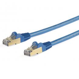 StarTech.com 6ASPAT5MBL カテゴリ6aLANケーブル5mブルーツメ折れ防止RJ45コネクタCAT6aイーサネットケーブル