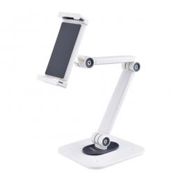 StarTech.com ADJ-TABLET-STAND-W タブレットスタンド/7.9-12.9インチ対応/耐荷重1kg/クリップ式/可動式アーム/角度・高さ調整可能/卓上・壁面用