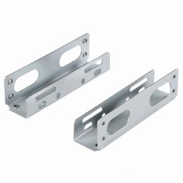 StarTech.com BRACKET 3.5インチHDD変換マウンタ5インチベイ固定用3.5インチハードディスク専用マウンタシルバーメタルブラケット