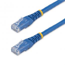 StarTech.com C6PATCH100BL 30.4mCat6対応LANケーブルブルーカテゴリ6対応イーサネットUTPケーブルモールド処理済みRJ45コネクタ