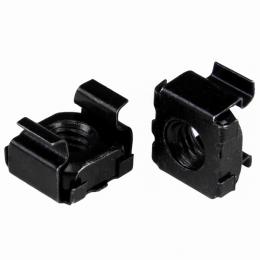 StarTech.com CABCAGENUTS1032 10-32ケージナット50個入りパックサーバーラック対応ブラック
