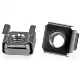StarTech.com CABCAGENUTS6 M6ケージナット/50個入り/19インチラックマウント用/サーバーラックキャビネット棚板ネットワーク/AV機器取り付け用