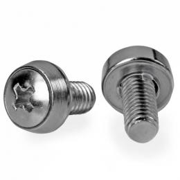 StarTech.com CABSCREWSM62 M6ネジ(12mm)100個ブラック