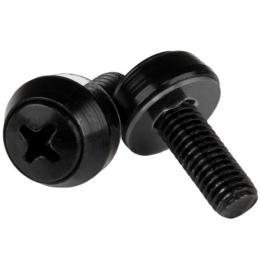 StarTech.com CABSCREWSM6B M6ネジ(12mm)50個ブラック