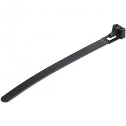 StarTech.com CBMZTRB5BK 結束バンド/繰り返し使える/100本入りパック/ブラック/長さ12.5cm/幅7mm/ケーブル束の直径30mm/引張強度22kg/屋内、屋外対応/UL94V-2規格認定品