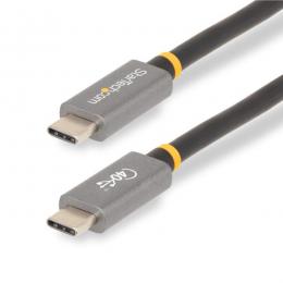 StarTech.com CC1M-40G-USB-CABLE USBケーブル/USB4(40Gbps)/1m/Type-C-Type-C/オス-オス/8K60Hz/100WPowerDelivery/USB-IF認証/DPAltモード