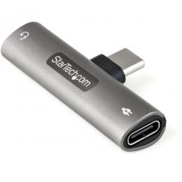 StarTech.com CDP235APDM USBType-Cイヤホンジャック変換アダプタ/60WPD同時充電対応/USB-Cオーディオアダプタ