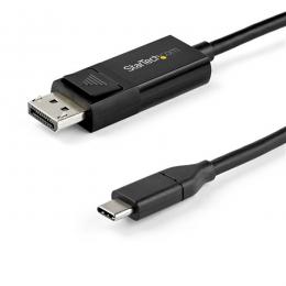 StarTech.com CDP2DP141MBD USBType-C-DisplayPort1.4変換ケーブル1m双方向対応8K/30HzHBR3Thunderbolt3互換アダプタ