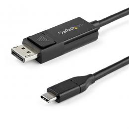 StarTech.com CDP2DP2MBD USBType-C-DisplayPort1.2変換ケーブル2m双方向対応4K/60HzThunderbolt3互換アダプタ
