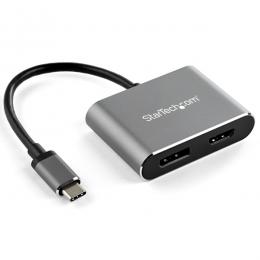 StarTech.com CDP2DPHD USB-C-DisplayPort/HDMI変換アダプタ4K/60Hz対応USBType-C接続HDMI/ディスプレイポート2in1アダプタ