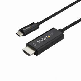 StarTech.com CDP2HD3MBNL 3mUSB-C-HDMIケーブル4K/60HzブラックUSBType-Cコンピュータモニタケーブル