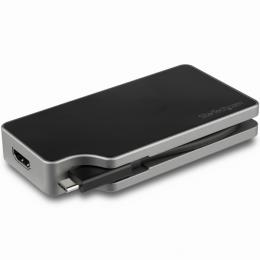 StarTech.com CDPVDHMDPDP USBType-C接続マルチディスプレイアダプタ95WUSBPD対応4K/60Hz対応スペースグレーVGA/DVI/HDMI/mDP出力対応